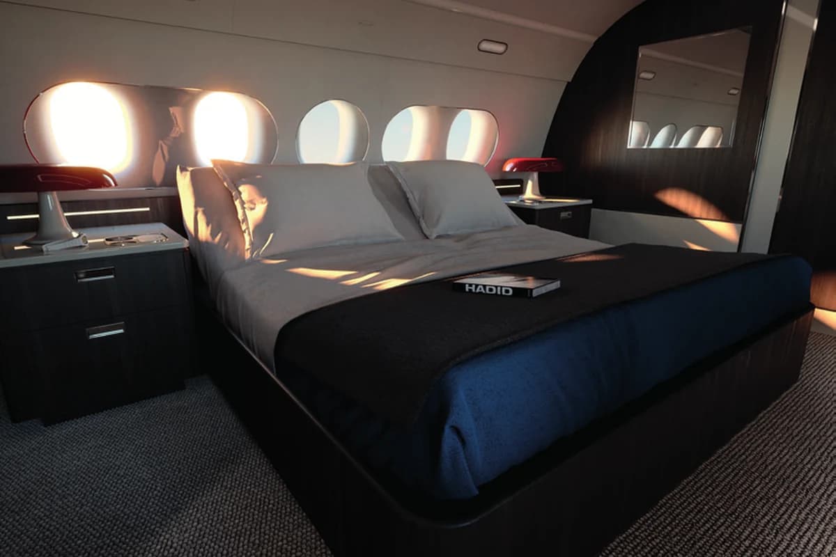 ACJ TwoTwenty 9H-FIVE master suite with king-sized bed